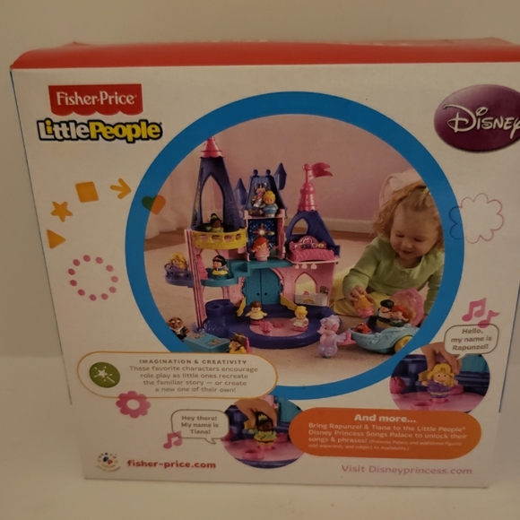 New 2013 Fisher Price Little People Disney princess Rapunzel & Tiana - Picture 2 of 3
